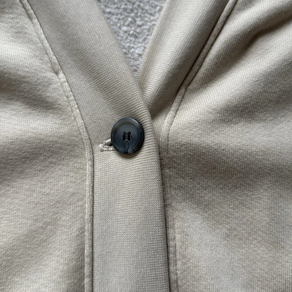 Hudson x Brandon Williams Cream Cardigan with Button Closure Men’s Medium